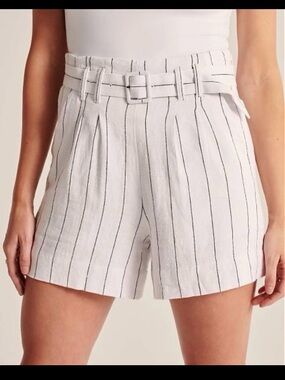 Abercrombie & Fitch Women's Linen Blend Shorts